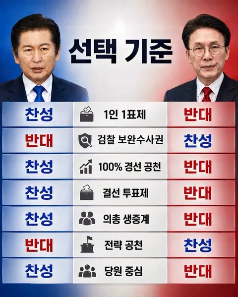 한눈에 보이는 차기 당대표.