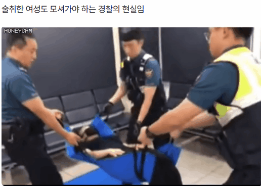 체포중에 신체 접촉으로 고소?