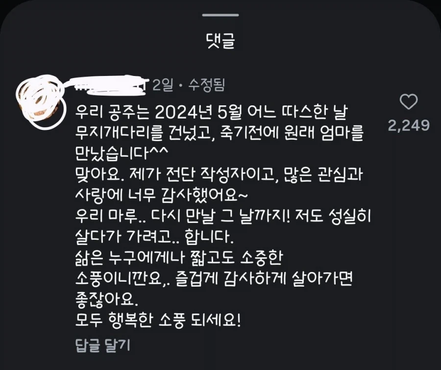 17년전 강아지 주신 아주머니 찾던 전단지 근황