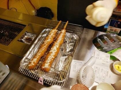 요즘은 없어서 못 먹는다는 후라이드 닭꼬치