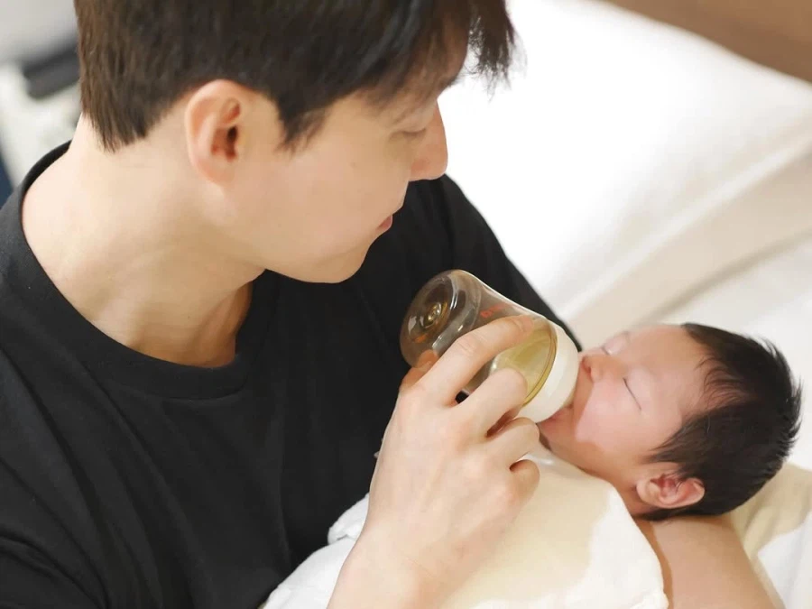 갓 태어난 심형탁 아들 얼굴