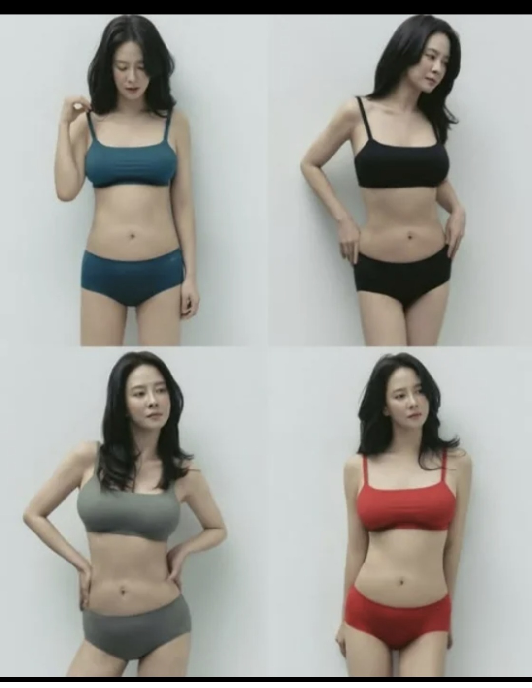 송지효, 직접 '속옷 모델' 등판