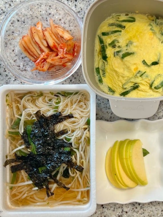 백제쌀국수 멸치맛 불림정도: 15분