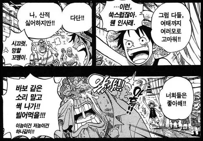원피스) 루피 입장에서는 진짜 엄마 생각나는 동료