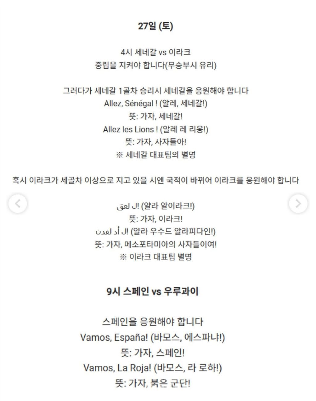 [스크랩] 남아공전 졌지만 응원스케쥴 빡셈