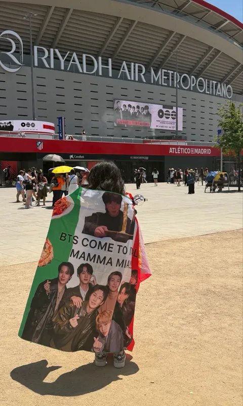 BTS, 스페인 마드리드 콘서트 현장
