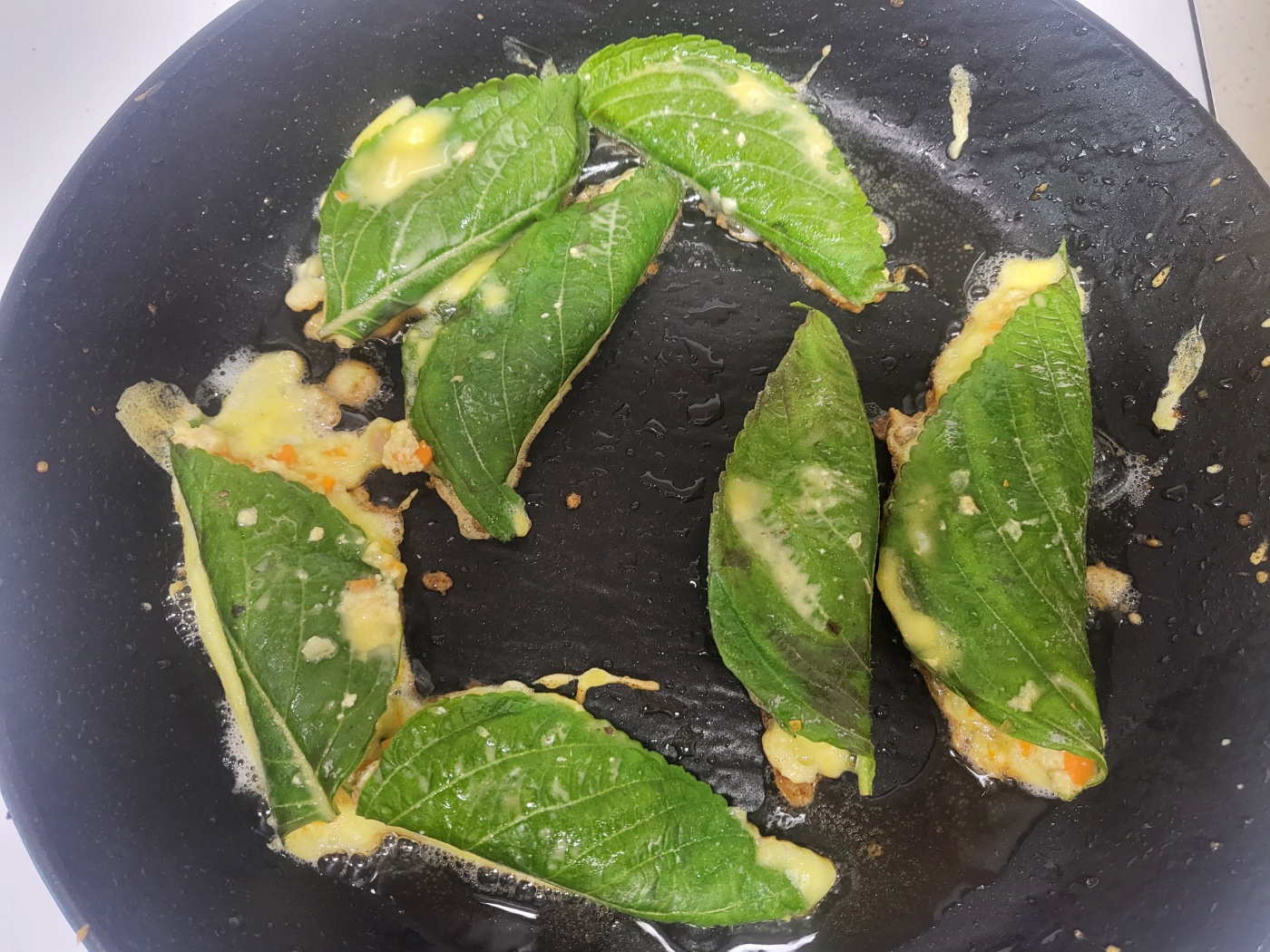5분만에 만든다는 깻잎전 ㄷㄷㄷㄷ