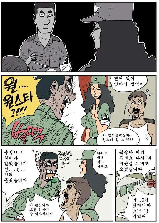 원스타 와이프와 중대장 남편 만화.manhwa