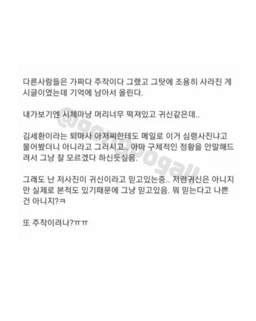 공포) 엄마 사진에 같이 찍힌 이상한 여자.jpg