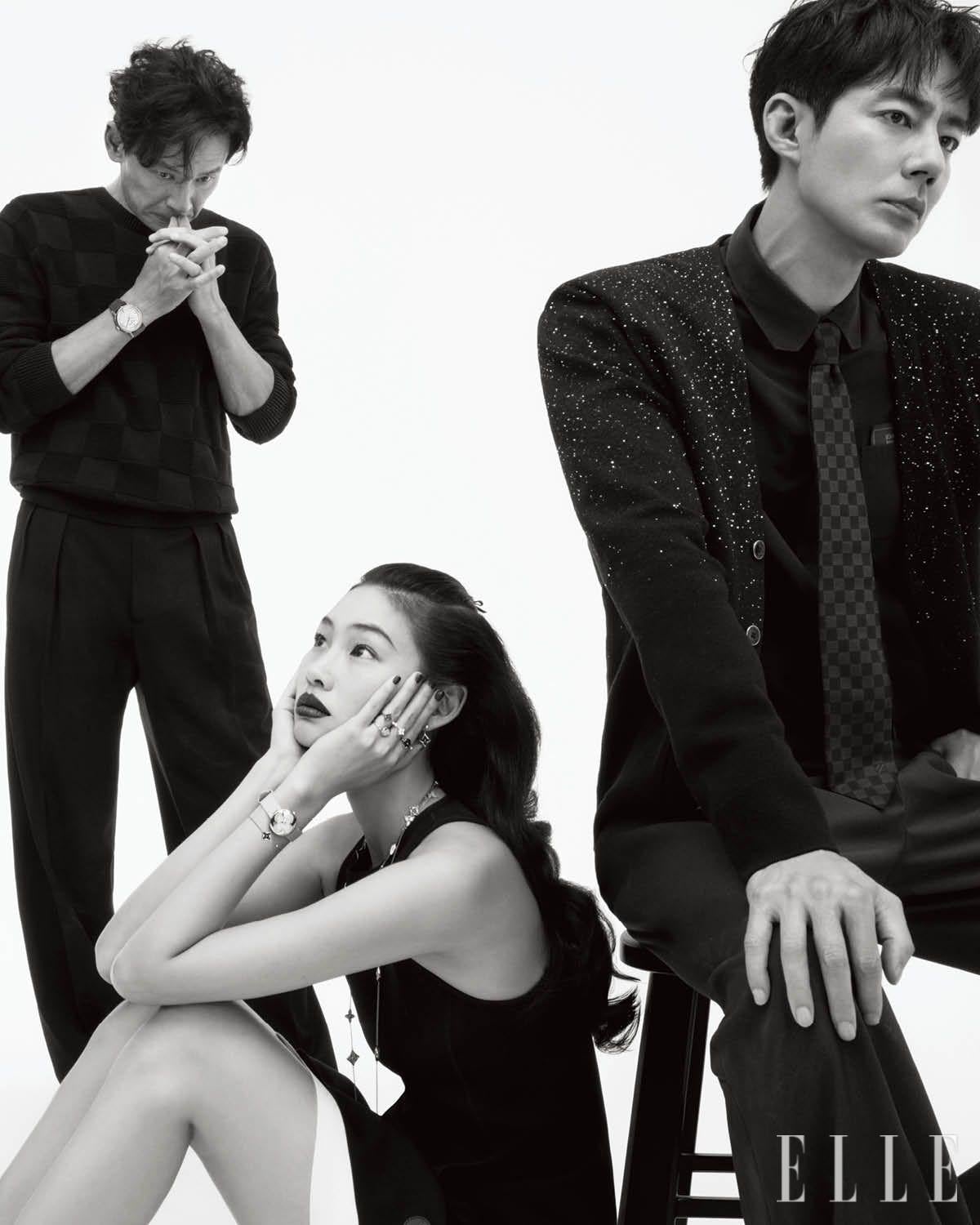 호프 황정민, 정호연, 조인성 단체화보
