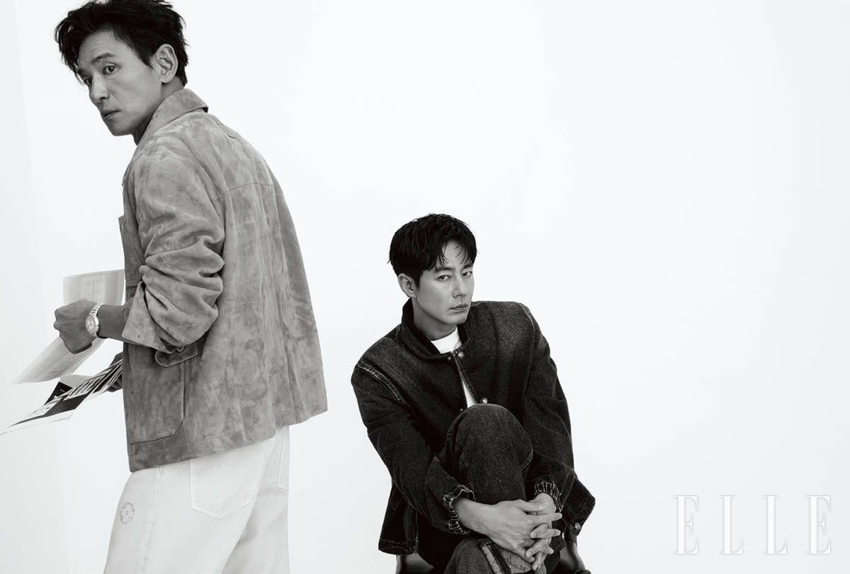 호프 황정민, 정호연, 조인성 단체화보