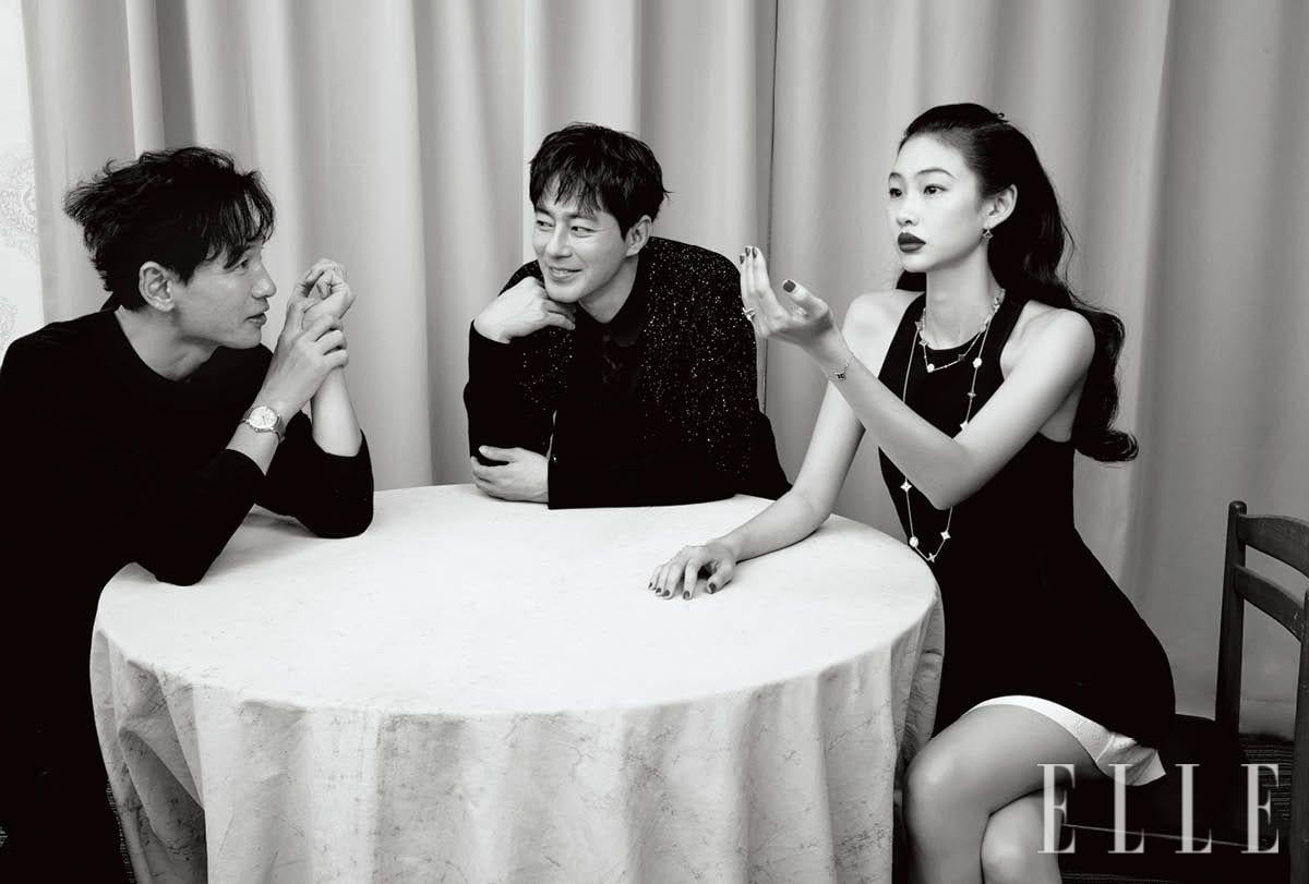 호프 황정민, 정호연, 조인성 단체화보
