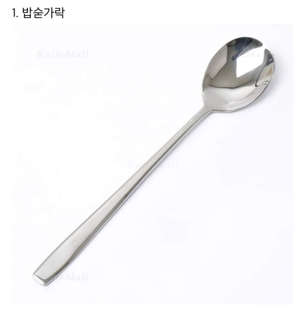 통 아이스크림 먹을때 내가 쓰는 숟가락은?