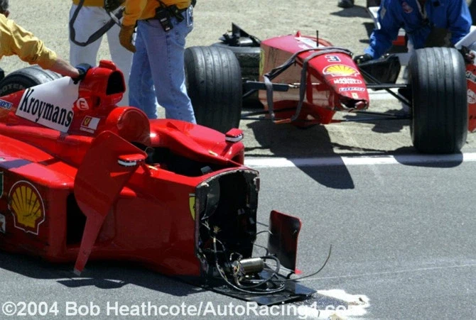 F1 사고 현장