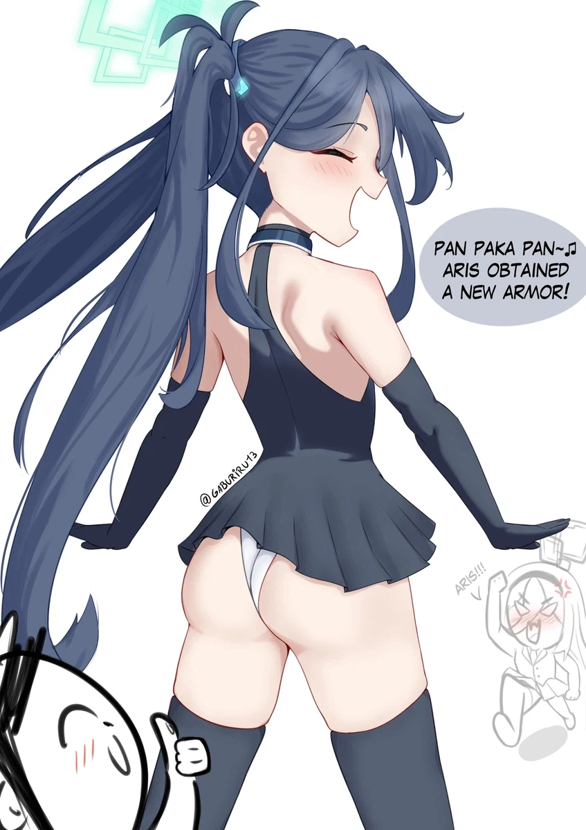 블루아카] 의외로 개변태치녀복인 것