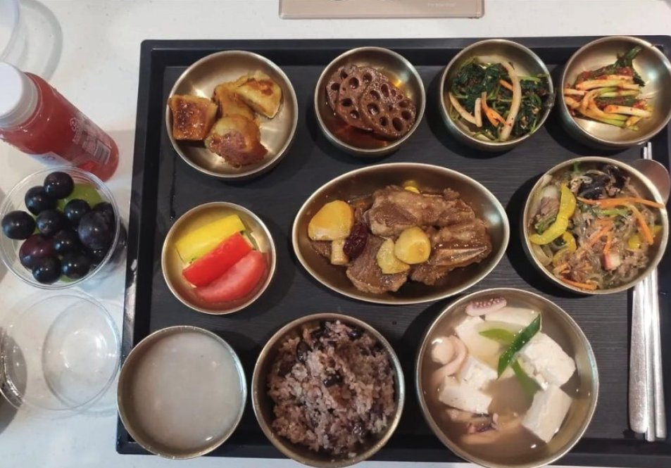 어느 암병원 식단