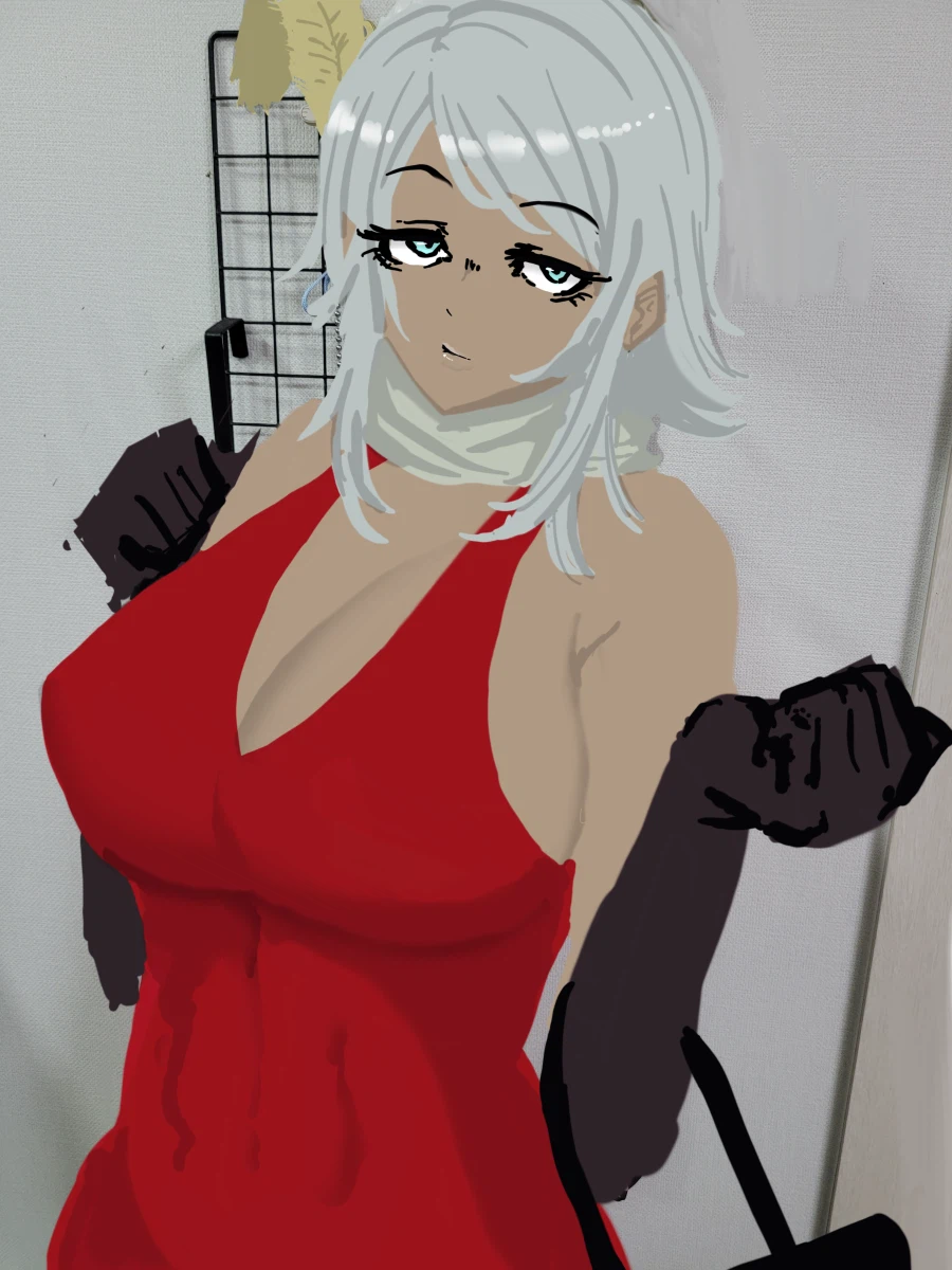 뭔가 꼴려서 그림