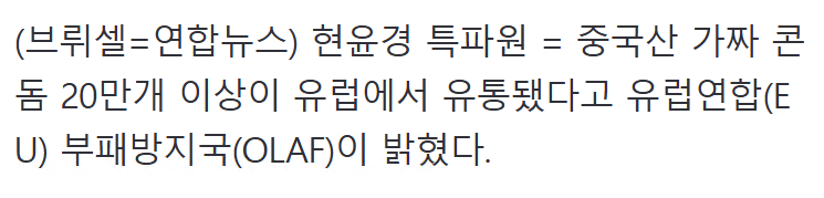 유럽서 중국산 가짜 콘돔 20만개 유통
