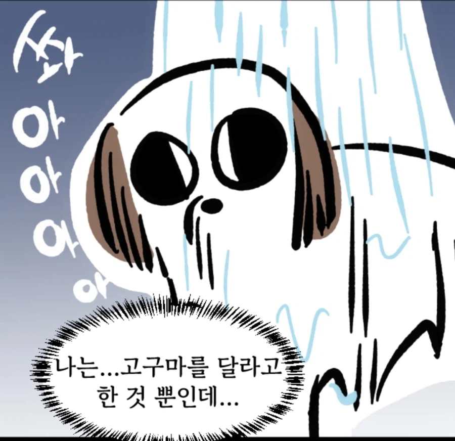 시츄는 얼마나 착한가 알아보는 만화