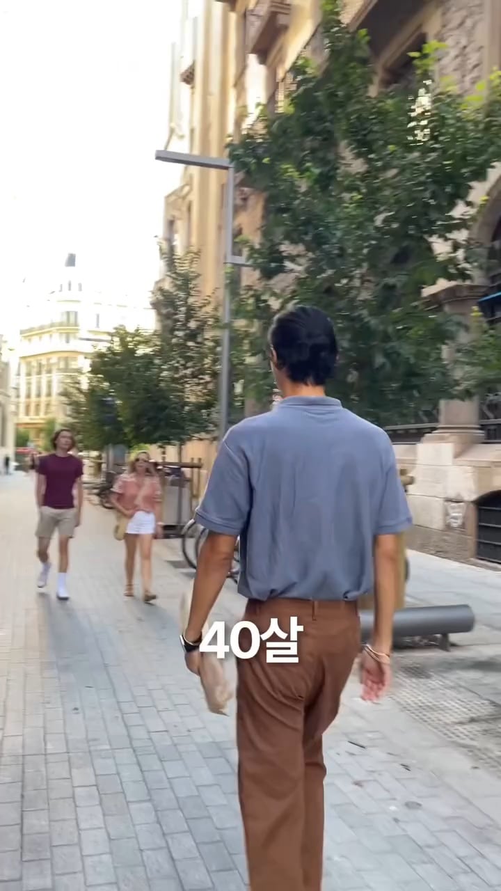39살 남편이 패션 모델이 되겠다고 한다