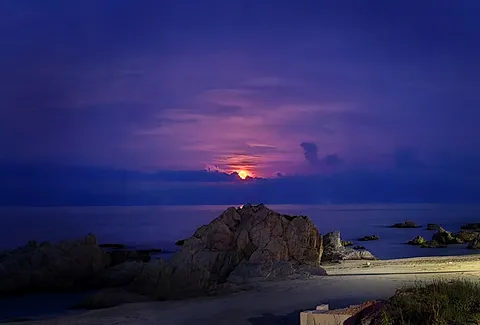 울진 동해안 입니다