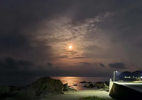 울진 동해안 입니다