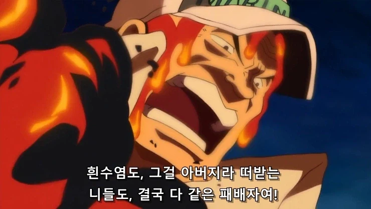 원피스] 흰수염은 지난 시대의... 패배자니께!