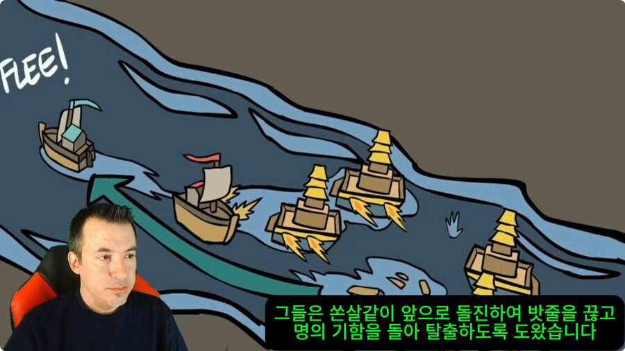 노량해전에서 죽는 이순신 외국인 반응.jpg