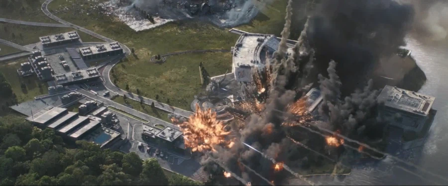 MCU)파괴당하는 어벤져스 본부