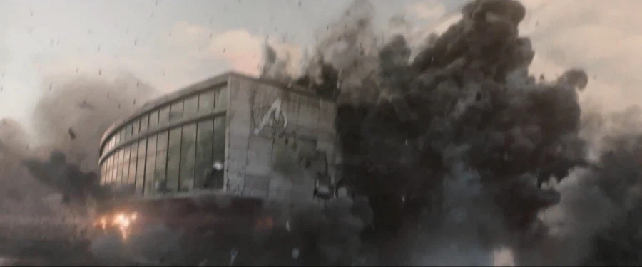 MCU)파괴당하는 어벤져스 본부