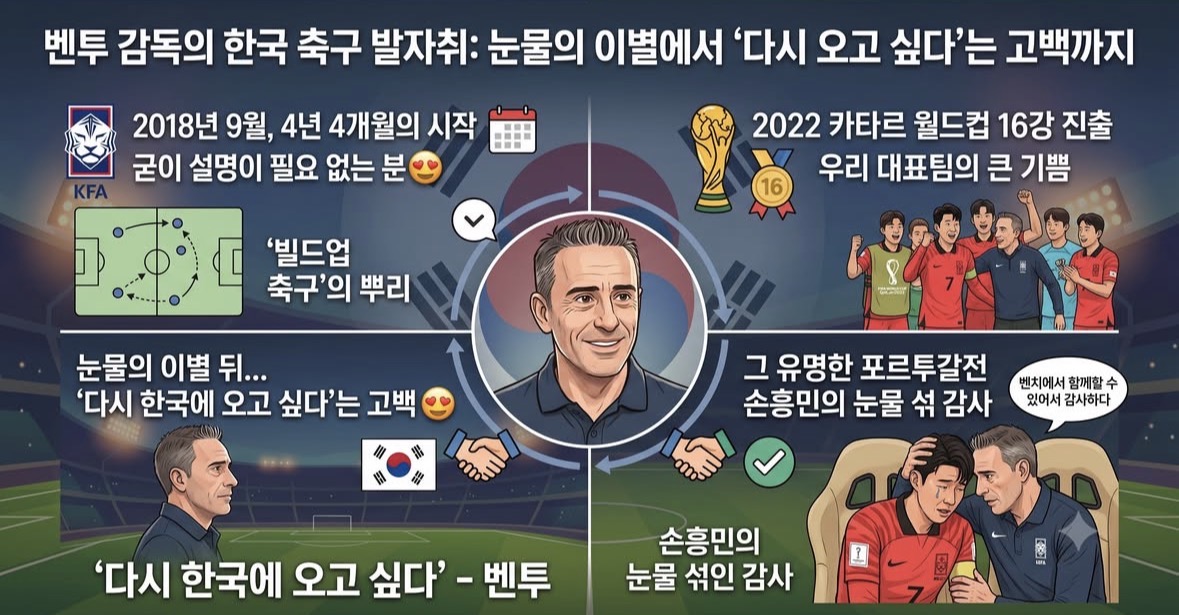 한국 대표팀 하고싶다는 감독비교