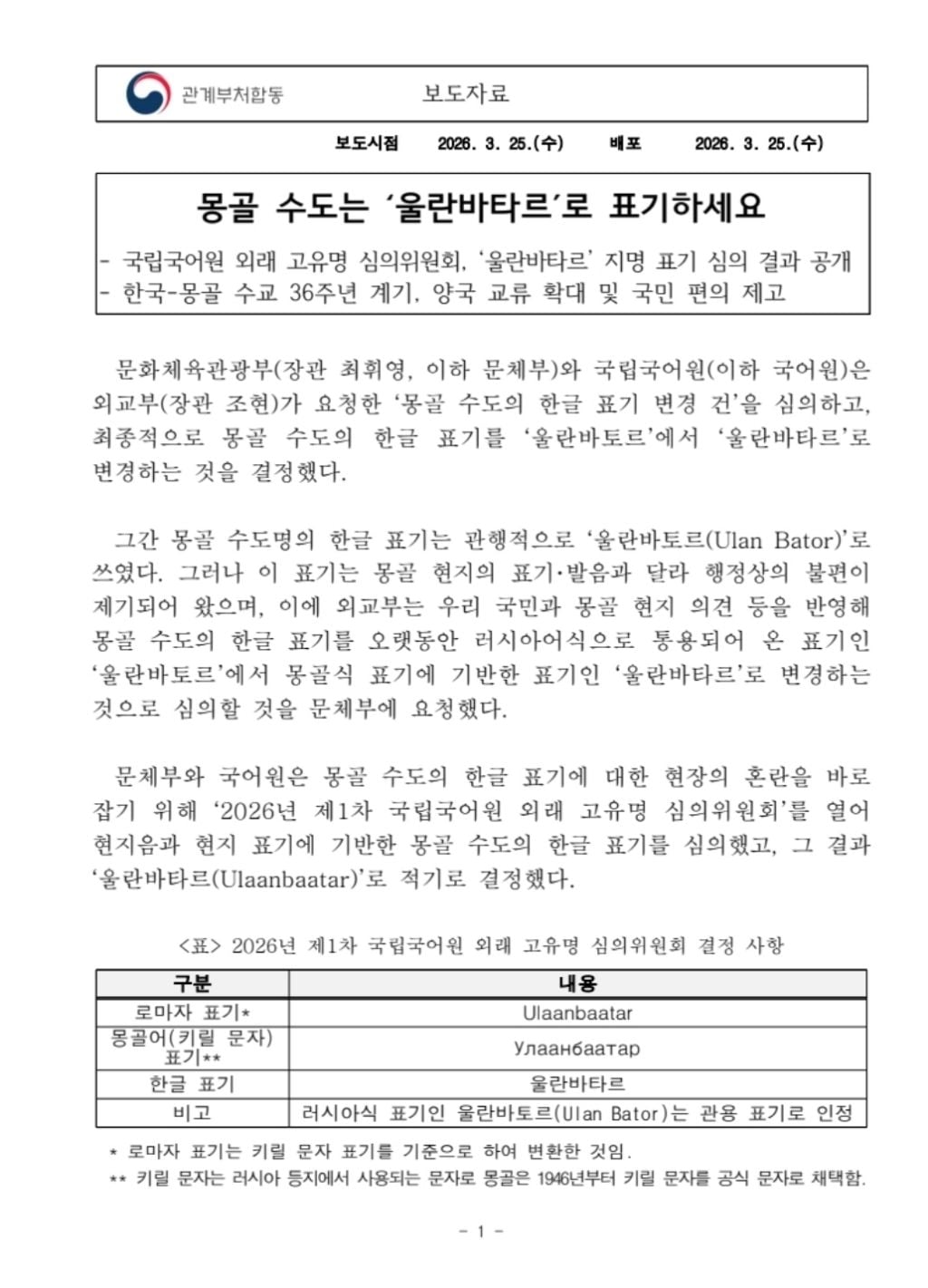 몽골 수도가 어디었더라