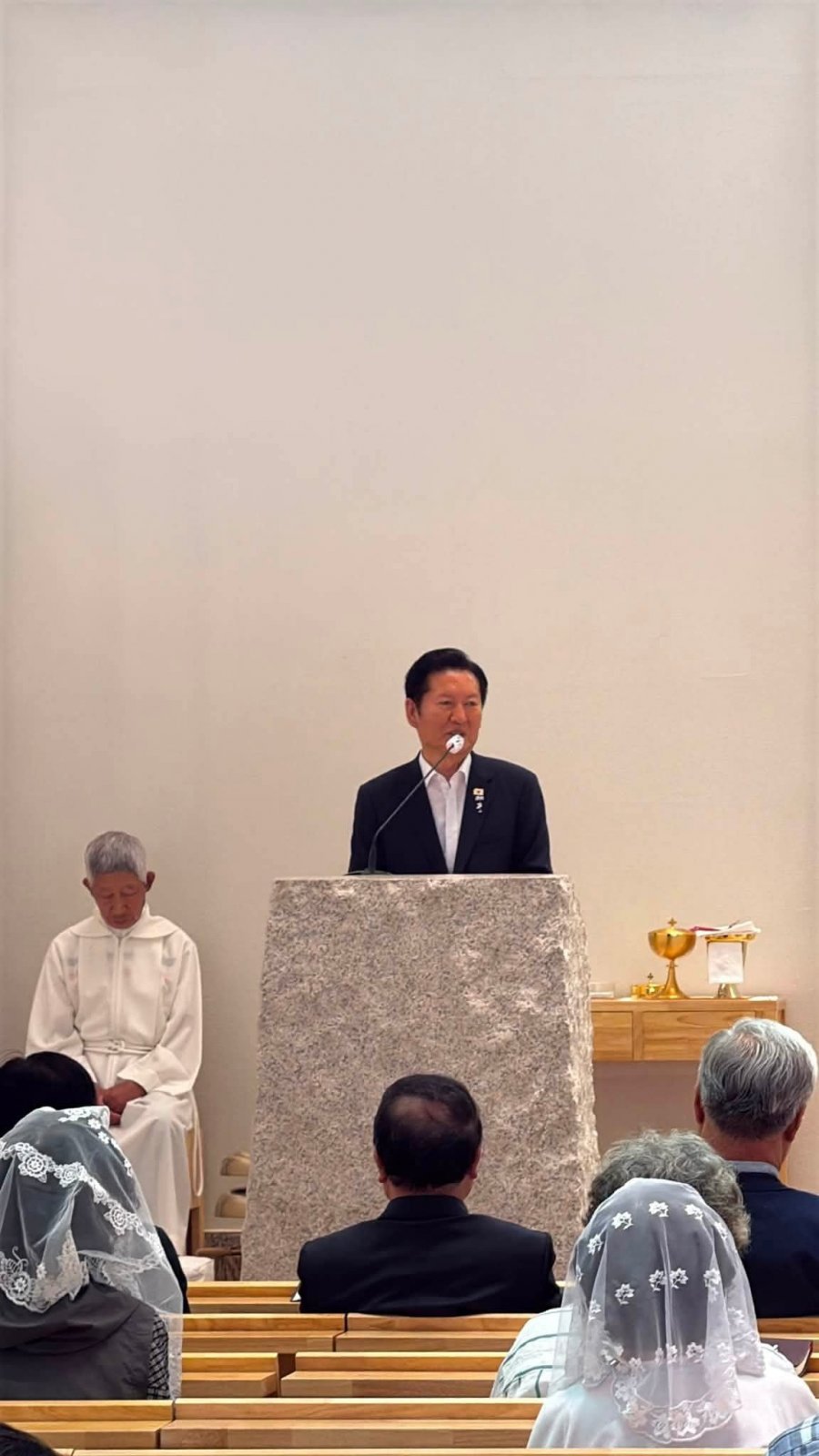 정청래 의원, <금산 진산성지, 진산성당 미사>