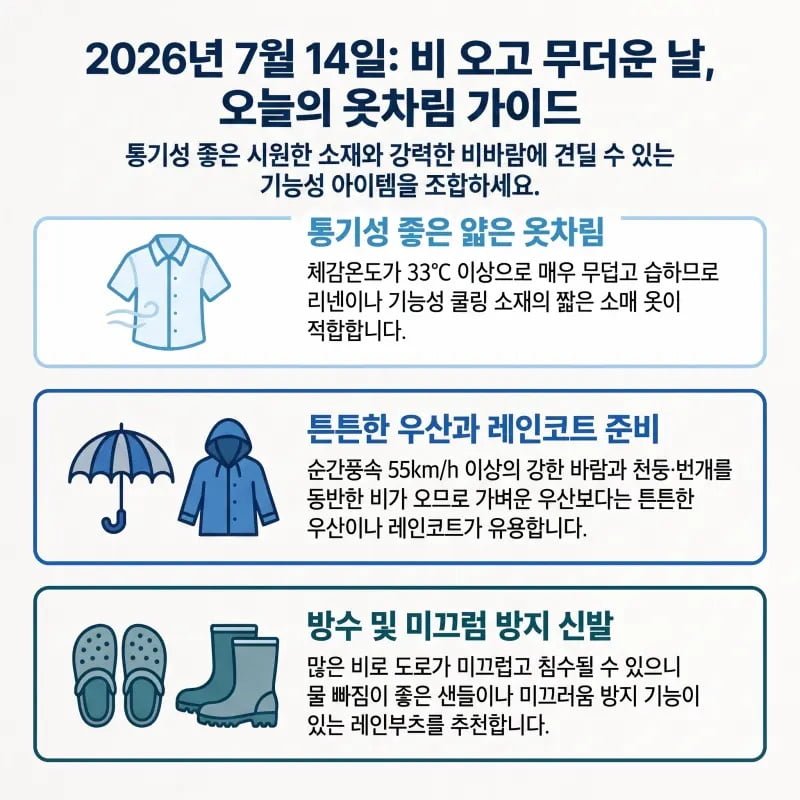 7월 14일 날씨