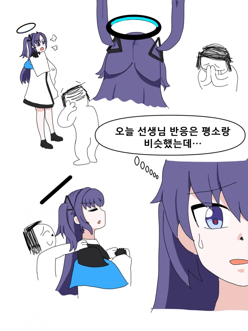블루아카)맛있는 유우카 피폐물