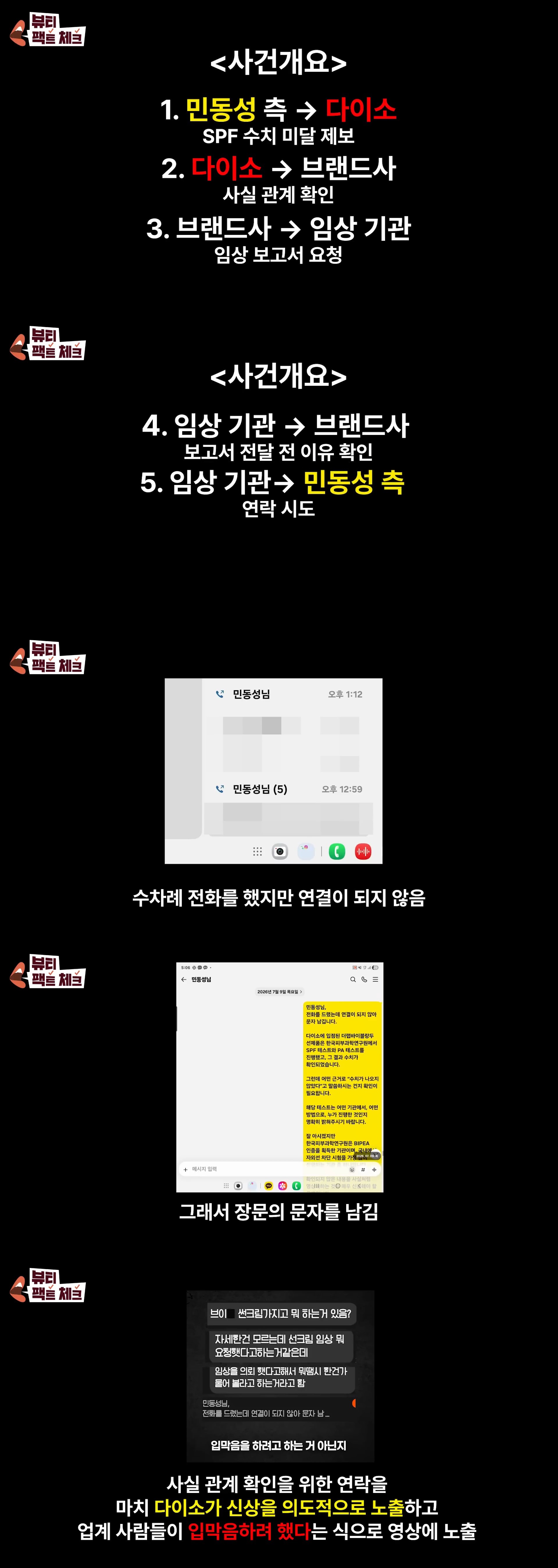 핫게 간 다이소 썬크림 고발 유튜버 발언 팩트 체크한 한국피부과학연구원 대표