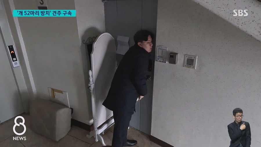 쓰레기로 뒤덮인 집에 반려견 수십 마리를 방치한 60대여성 구속