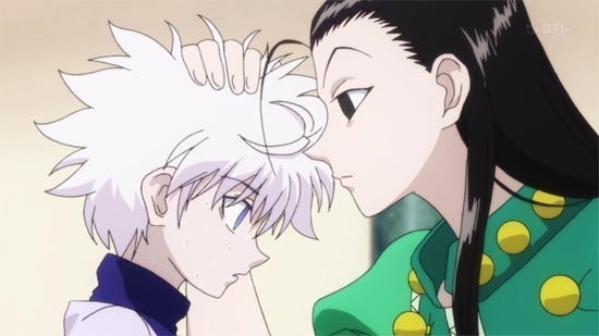 애니메이션 헌터헌터 구작화 신작화 비교.gif