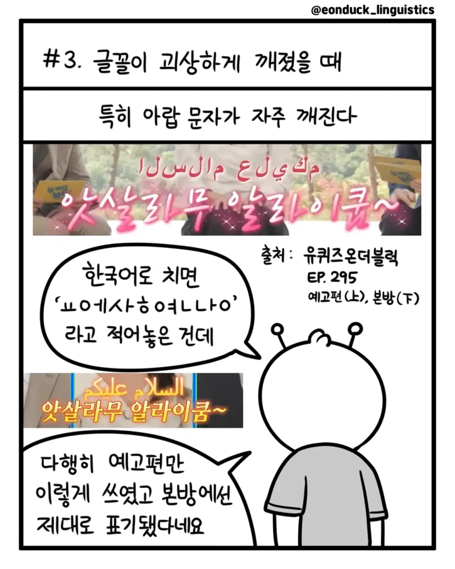 언어덕후를 화나게 하는 일상 속 순간들.manwha