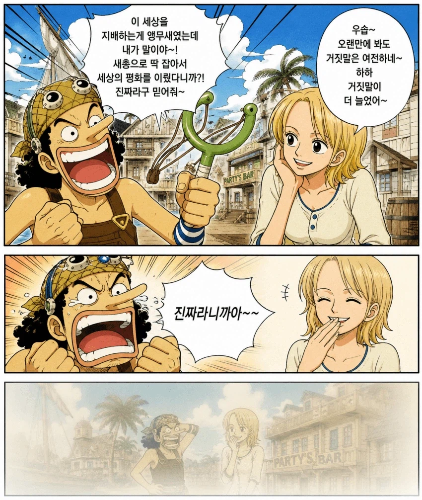 (원피스)원버갤의 원피스 마지막화 그림