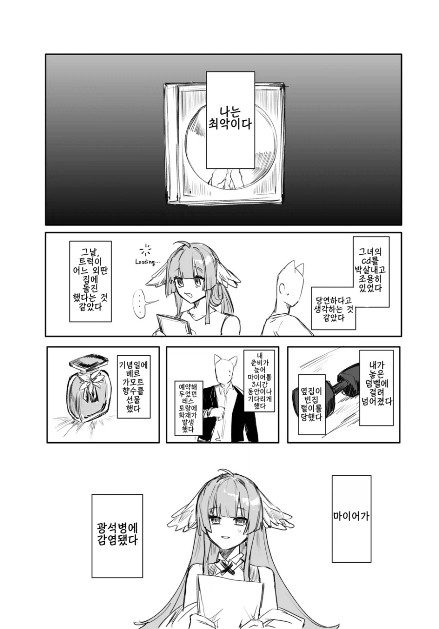 폭력 남자친구와 남자 운이 너무 없는 여친