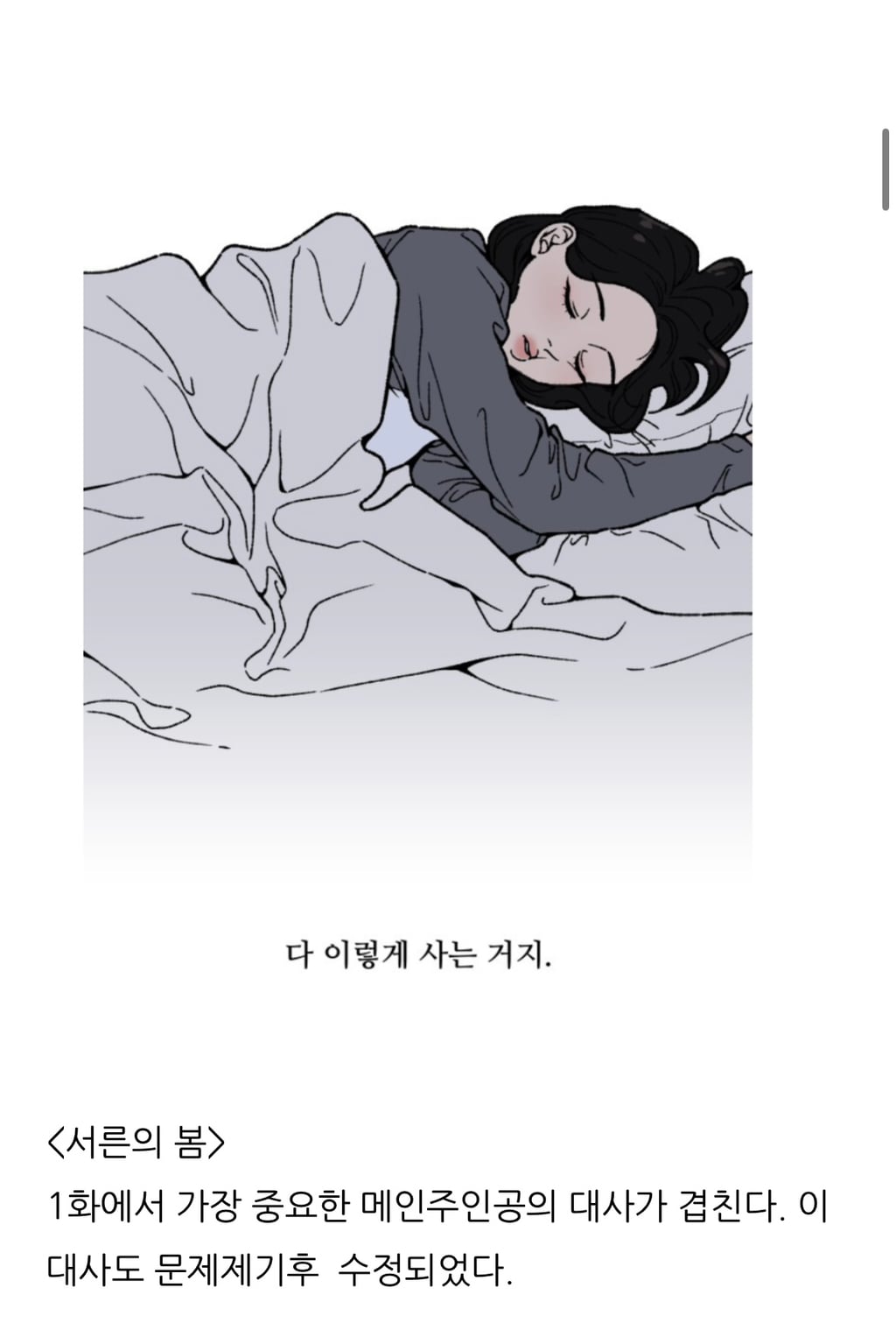 네이버 웹툰 아홉수 우리들, 서른의 봄 유사성 논란에 대한 각 작가 입장문