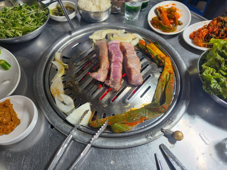 고기먹으러왔어요