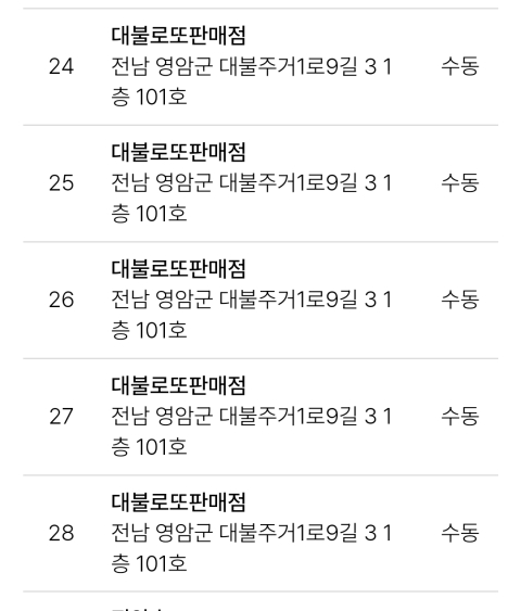 로또 1등. 5장 먹은