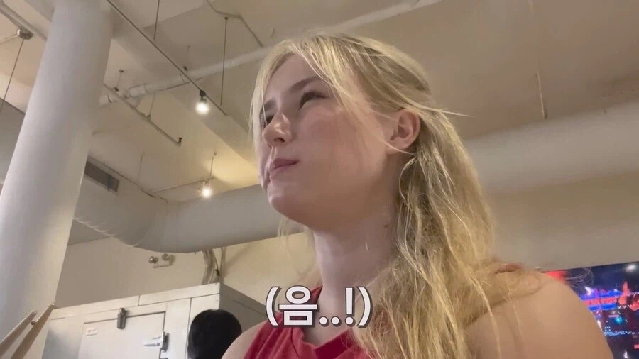 한식먹고 크게 실망한 미국인 가족