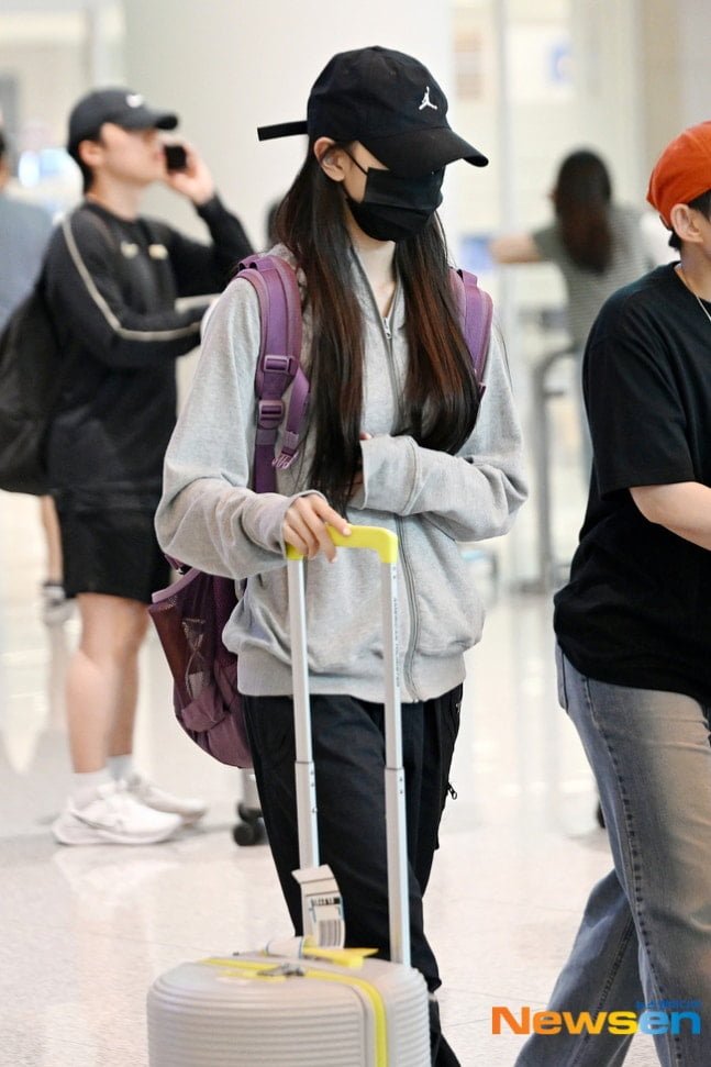 뉴진스 해린 오늘 입국 사진