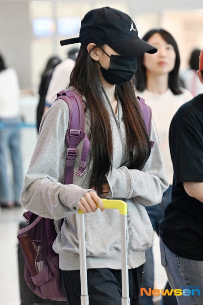 뉴진스 해린 오늘 입국 사진