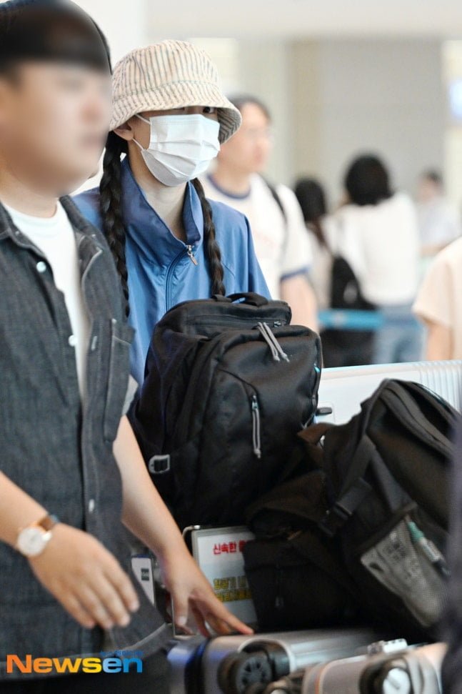 뉴진스 해린 오늘 입국 사진
