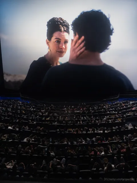 [약스포] 영화 오디세이 - IMAX 70mm 필름 상영 모습
