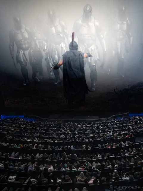 [약스포] 영화 오디세이 - IMAX 70mm 필름 상영 모습